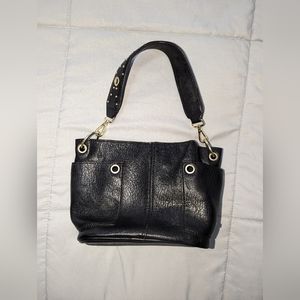 Steve Madden small black bucket bag